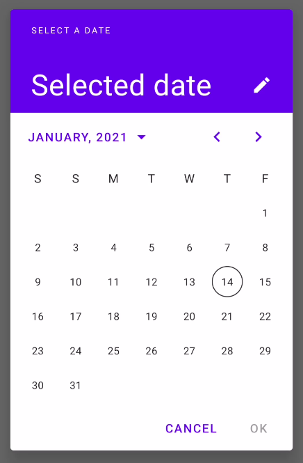 Date Picker